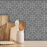 Mosaicowall Floor tile sticker decals Waterproof PVC Removable for Kitchen, Living Room | Decorative tiles